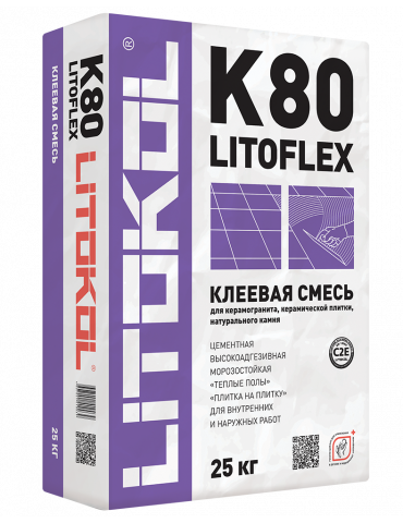 Плиточный клей Литокол LITOFLEX K80 25кг