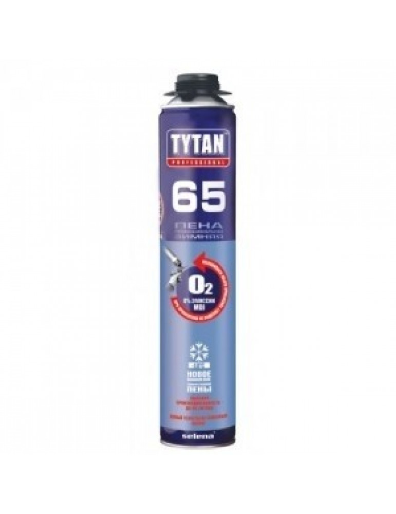 Монтажная пена Титан 65(TYTAN B3) 750мл, Профи 65л (зимняя)